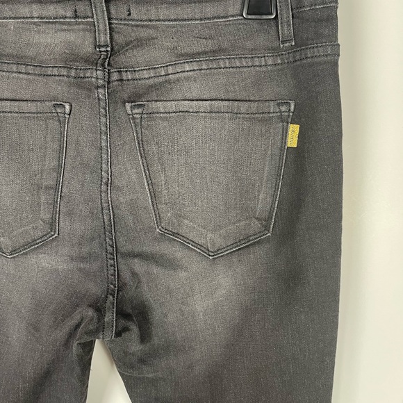 Vibrant Raw Hem distressed Black Washed Jeans Size 15 - Picture 7 of 10